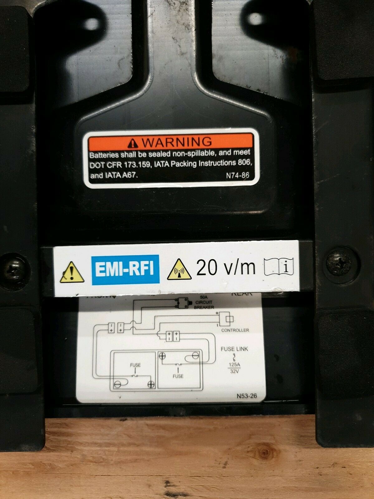 Front Battery Cover Rovi X3 Power Wheelchair