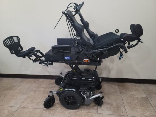 Amy Alltrack M3 Wheelchair, seat lift, leg, chin controller