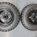 Wheel Assembly with Black Rim for the Quantum 4Front