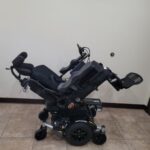 2021 Amy Alltrack M3 Wheelchair, seat lift, leg, chin controller