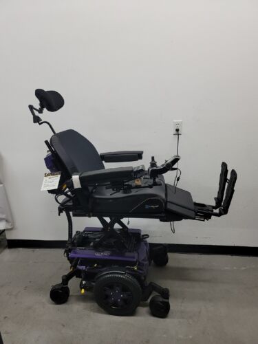 PRIDE QUANTUM Q6 2.0 EDGE  WHEELCHAIR W/   12" SEAT LIFT,TILT, RECLINE & LEG