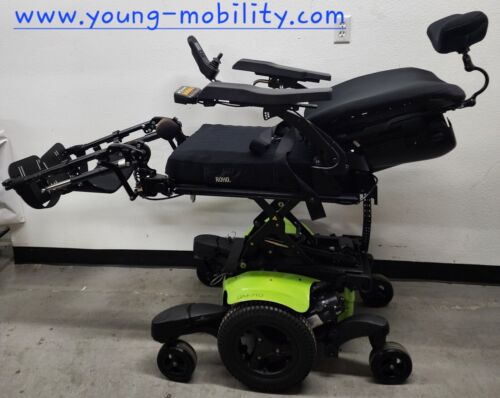 Quickie QM-710 Wheelchair,12" lift, power tilt, recline, legs